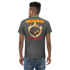 Forklift in Flames, Certified Forklift Operator BGR Classic tee