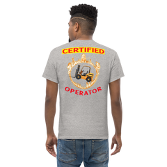 Forklift in Flames, Certified Forklift Operator BGR Classic tee