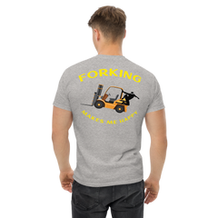 Forklift Ninja Forking Makes Me Happy BGY Classic tee